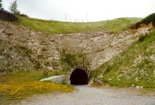 Quarry in Mirnoveccques, entrance to the “Hochdruckpumpe” (high-pressure pump) production site for V weapons, the so-called England cannon V3